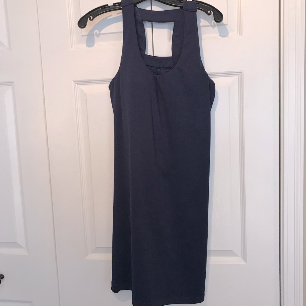 Athleta Navy halter style dress